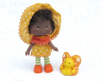 Vintage Strawberry Shortcake ORANGE BLOSSOM Doll With Marmalade Butterfly