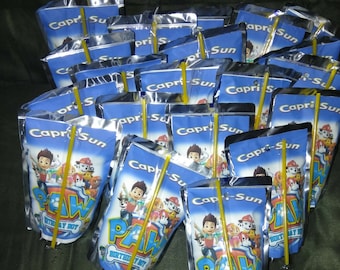Personalized Capri sun juice boxes