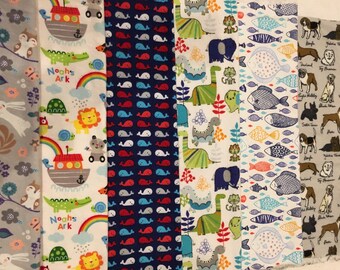Baby bib - boy bib - blue bib - bandana bib - cotton bib - towel bib