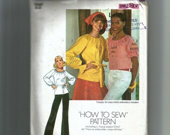 Simplicity Misses' Blouse In Two Lengths Pattern 7038