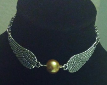 Harry Potter Inspired Golden Snitch Bracelet