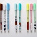 We Bare Bears Grizz Panda Ice Bear see through cute kawaii black gel pens sets