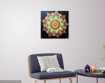 Mandala painting | Etsy