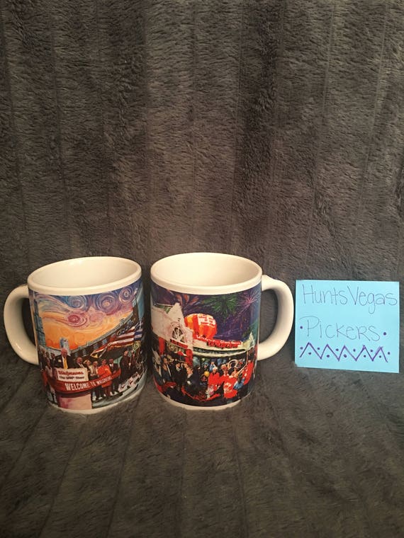 walgreens 2000th and 3000th store opening mugs