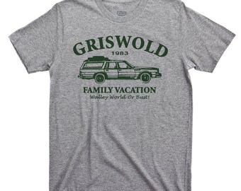 National Lampoons Vacation T Shirt European Christmas Vegas Vacation Chevy Chase John Candy Randy Quaid Shitter Harold Ramis Wally World Tee