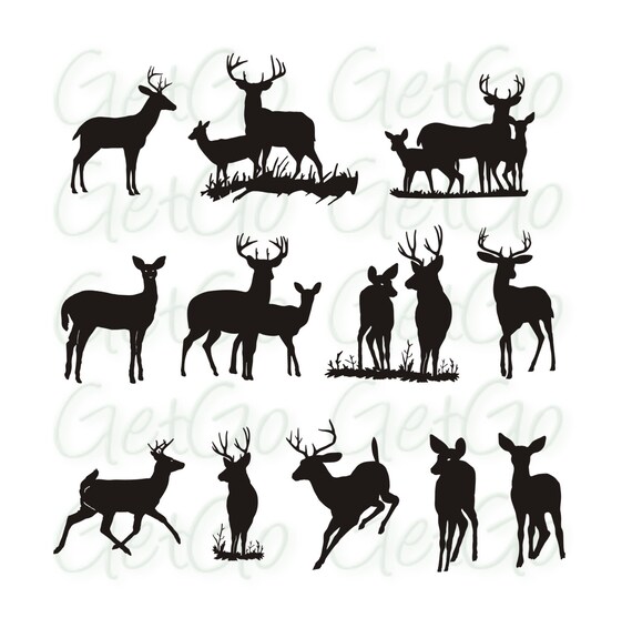 Free Free 207 Silhouette Baby Deer Svg SVG PNG EPS DXF File