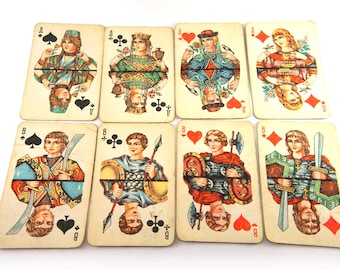 playing cards, deck of cards in Perfect Condition, Vintage playing cards, Vintage deck of cards, Vintage poker cards