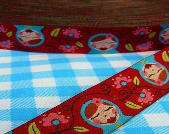 Matryoshka 15mm the meter farbenmix Ribbon