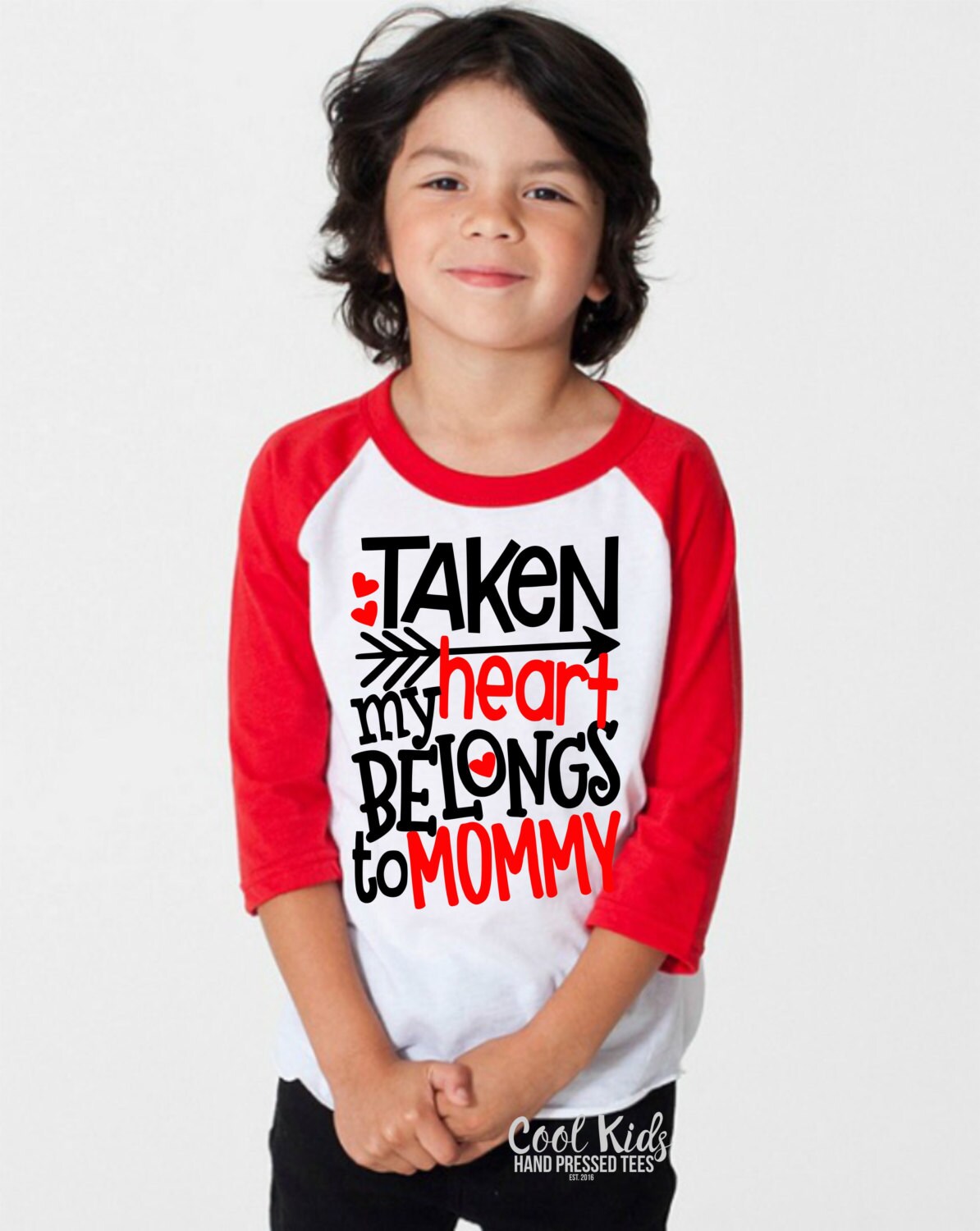 Boys Valentine's Day Shirts Taken My Heart Belongs To