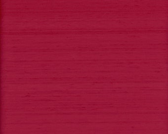 Red Silk Dupioni, Fabric By The Yard