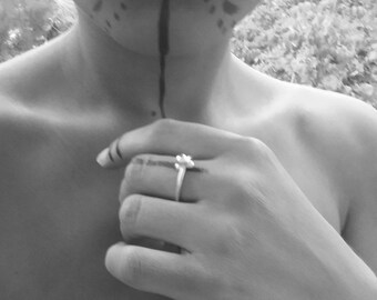 Hanmade silver 925 bubble ring