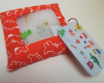 Dinosaur busy bag, quiet activity, fine motor development