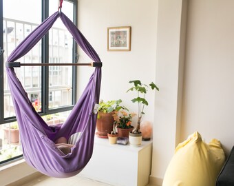 Unique Baby Gift, Baby Hammock, Baby Shower Gift, Baby Hammock Swing, Baby Swing Cradle, Sensory Swing, Newborn Baby gift, Indoor baby swing