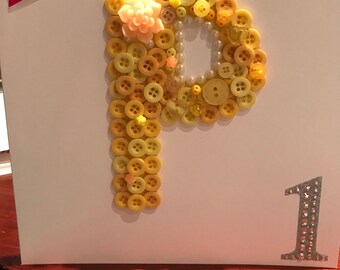 Button Birthday/occasion Large Cards