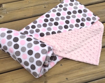 Minky Baby Blanket - Baby Blanket, Crib Blanket,
