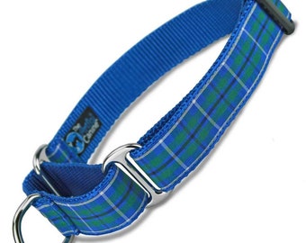 Plaid Martingale Collar, Douglas Tartan