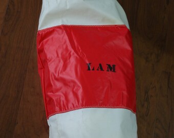 Vintage Red & White Sailing Bag for Sails