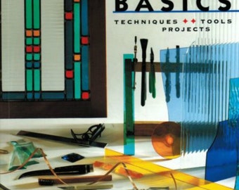 Stained Glass Instruction Book, Stained Glass Basics Book, Stained Glass Pattern Book, Brand New, Filled With Many Patterns