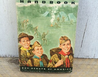 1969 Vintage Boy Scout Handbook Outdoor Children's Book