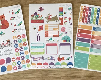 April Showers Weekly Kit - for use with Erin Condren LIFEPLANNER(TM)