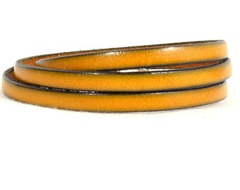 Lizard Leather Triple Wrap T Bracelet
