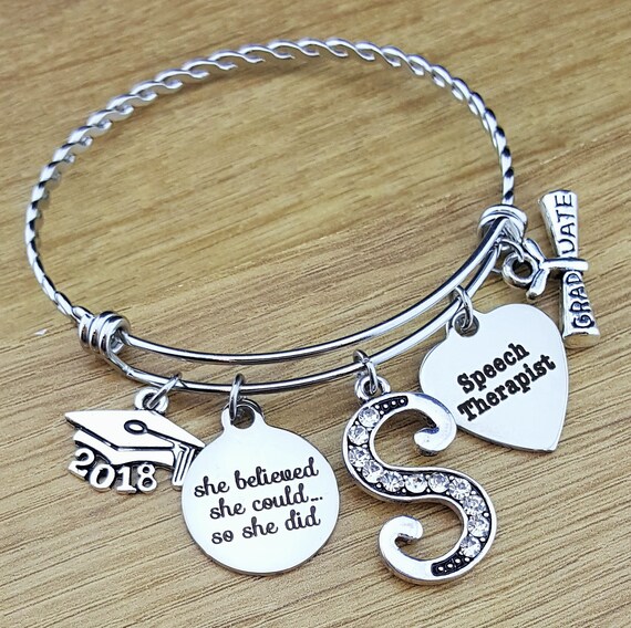 Speech Therapist Gift Speech Therapy Gift Graduation Gift College Graduation Graduation Gift for Her Senior Senior 2018 Gifts She Believed