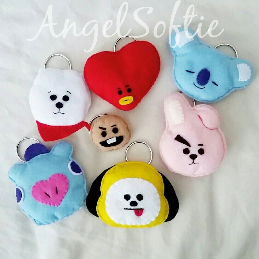 bt21 keyring plush