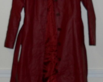 Full Length 100% Leather Coat
