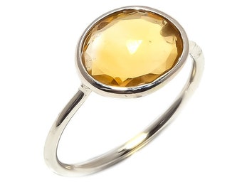 Sterling Silver Citrine ring