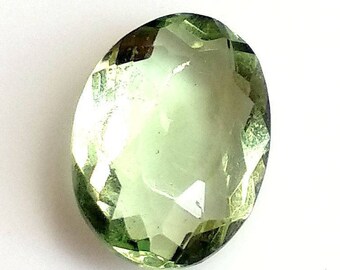 Fluorite Oval Cut Cabochon, Natural Fluorite Cabochon, 14x10 MM, Fluorite Faceted Cabochon, 6 Cts, Fluorite Loose Gemstone.