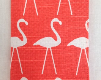 Coral Flamingo Passport Cover, Protector, Holder, Wallet, Case