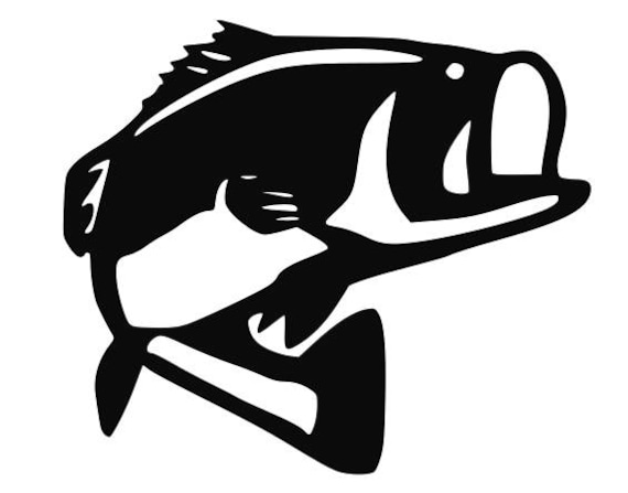 Bass svg Fish svg fishing svg dxf cricut silhouette