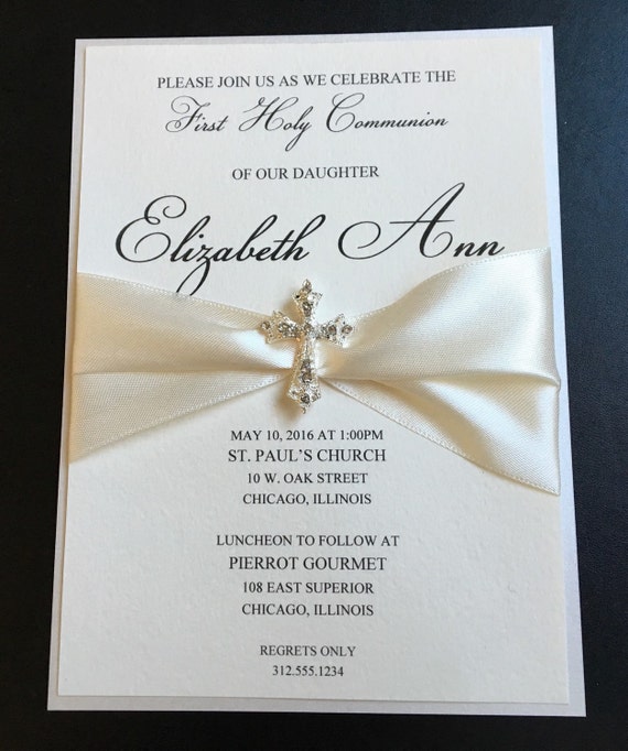 First Communion And Confirmation Invitations 8
