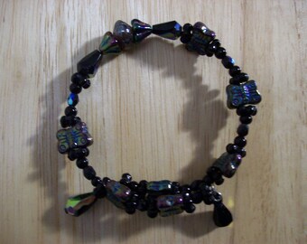 Aurora Borealis Butterfly Bracelet