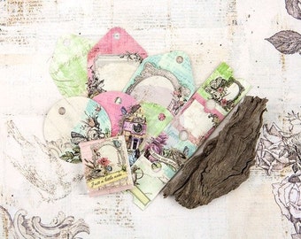 Prima Garden Fable Collection Tag Me Ticket And Tag Set Prima New Release