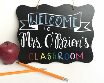 Personalized Teacher Sign. Custom Teacher Gift. Gift for Teacher. Teacher Name Sign. Personalized Teacher Gift. Teacher gift. Custom Sign.