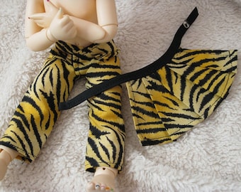 LTF/YOSD Tiger Striped 1/2 Skirt Set CLEARANCE 1/2 Off