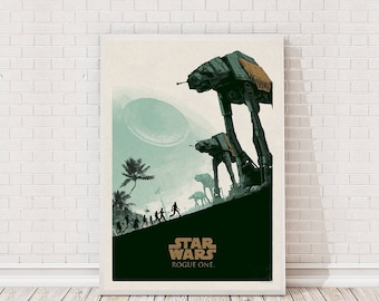 Star Wars Rogue One Poster Art Film Poster Movie Poster