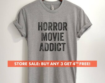 T-shirt Sanderson Sisters Halloween - Motif Effrayant | Taille M, Coton Noir | Fait Main, Cadeau Horreur