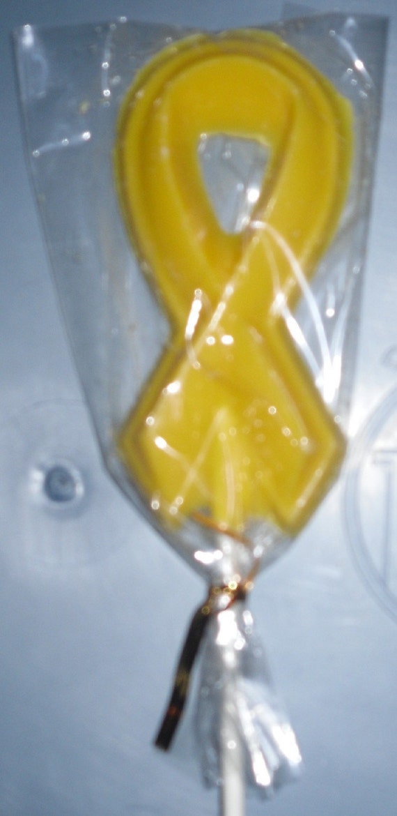 Support and Awareness Ribbon Lollipop