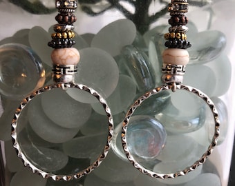 DBC:Boho Inspired Mixed Metal Earrings