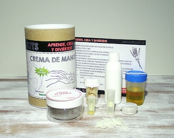 Hand Cream kit, beginners cosmetic kit, do-it-yourself, DIY kit, crafts kit, craft kit, original gifts