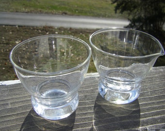 No Handles Cream and Sugar Set