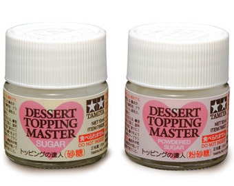 Tamiya Decoration Series Dessert Topping Master Sugar / Powdered Sugar 10ml From Japan TA-76626 / TA-76627