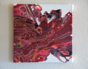 Acrylic Negative Space Pour 12 x 12"