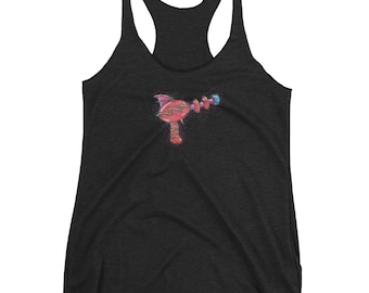 Splatter Raygun Tank, Raygun Tank Top, Ray Gun Tank Top, Science Fiction Tank, Retro Sci Fi Tank,