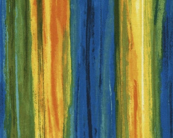 Painterly Stripe Blue Chong-a Hwang Timeless Treasures Fabric 1 yard