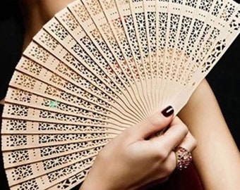 Wood Hand Fan perfect for the hot summer days and nights