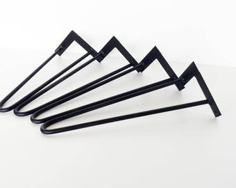 Hairpin Legs Set of 4, 4"-36", Made in Chicago, Handmade, Free Shipping