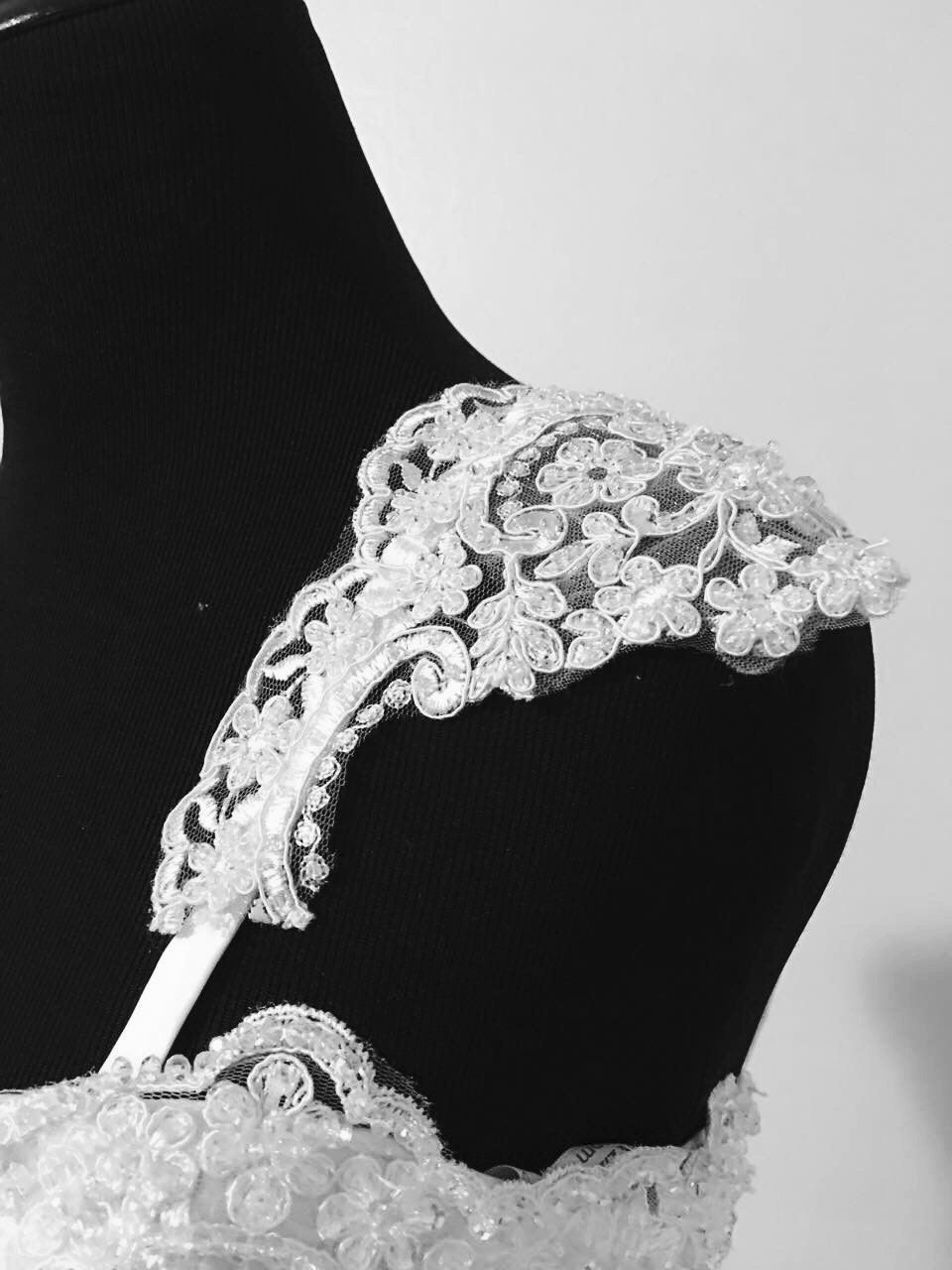 detachable lace wedding sleeves